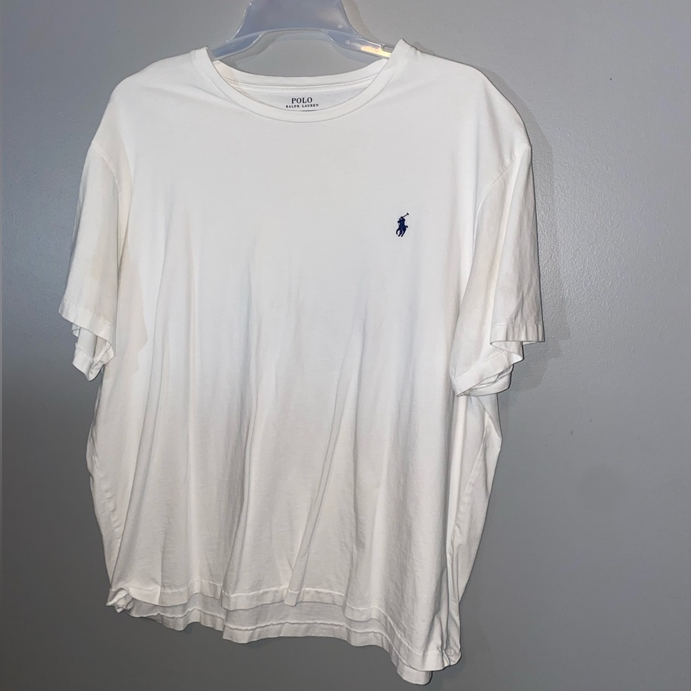 White Short Sleeve Polo T-Shirt
